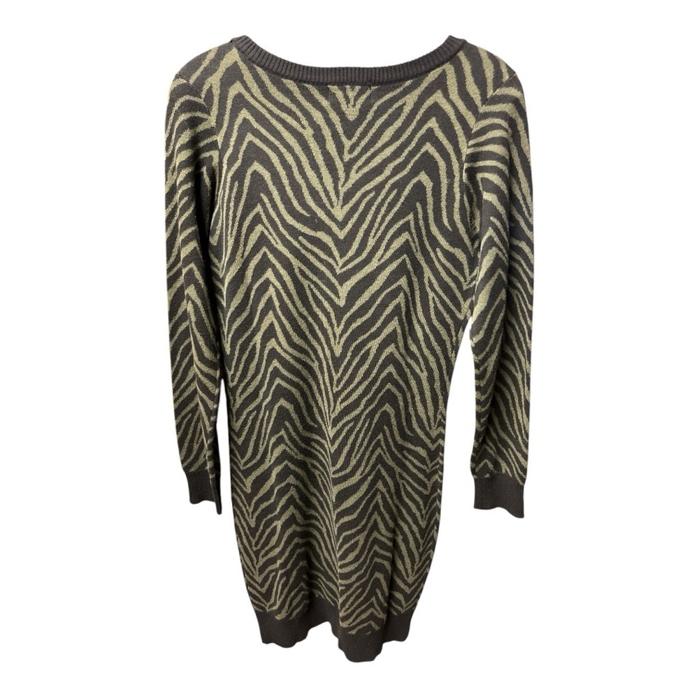 KIAN D LOS ANGELOS ANIMAL PRINT SWEATER DRESS - Picture 2 of 4